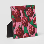 Geometrisch Lychee Patroon Fotoplaat (Voorkant)