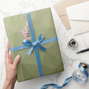 Geometrisch maaspatroon van de lichte groene gradi cadeaupapier