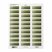 Geometrisch maaspatroon van de lichte groene gradi etiket (Full Sheet)