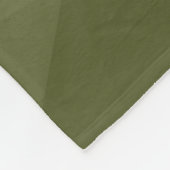 Geometrisch maaspatroon van de lichte groene gradi fleece deken (Hoek)