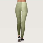 Geometrisch maaspatroon van de lichte groene gradi leggings (Achterkant)