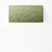 Geometrisch maaspatroon van de lichte groene gradi spandoek (Insitu)