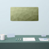 Geometrisch maaspatroon van de lichte groene gradi spandoek (Beurs)