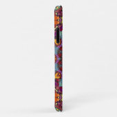 Geometrisch Mandala Art Blauw Kleur Ontwerp Case-Mate iPhone Case (Achterkant/rechts)
