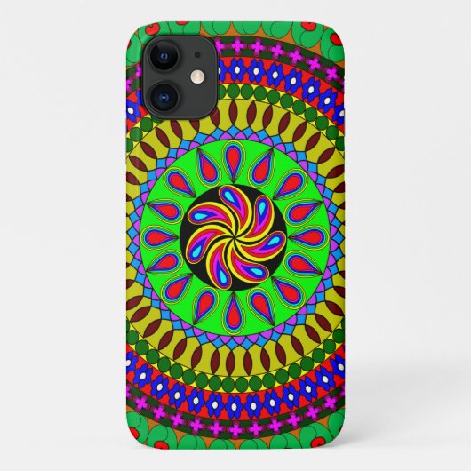 Geometrisch Mandala Art Design Case-Mate iPhone Case (Achterkant)