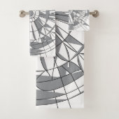 Geometrisch Mandala Patroon Bad Handdoek (Insitu)