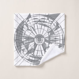 Geometrisch Mandala Patroon Bad Handdoek