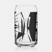 Geometrisch Mandala Patroon Blikvorm Glas (Rechts)