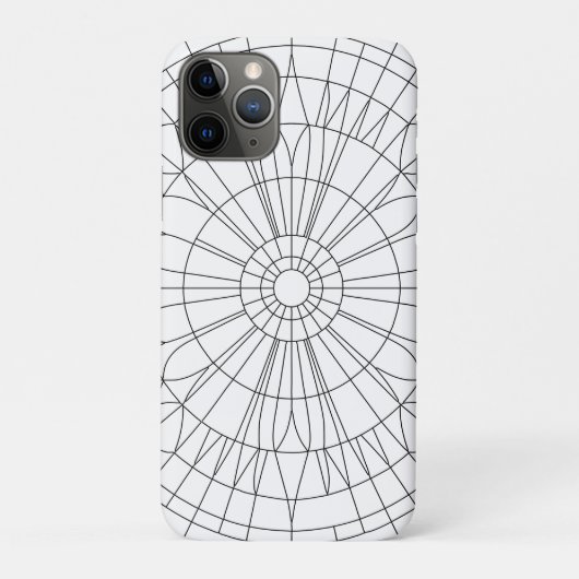 Geometrisch Mandala-patroon Case-Mate iPhone Case (Achterkant)