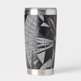 Geometrisch Mandala Patroon Geïsoleerde Drinkbeker