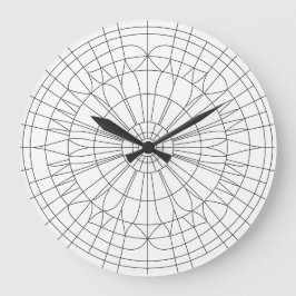 Geometrisch Mandala Patroon Grote Klok