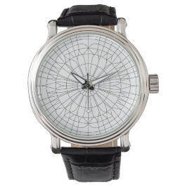 Geometrisch Mandala Patroon Horloge