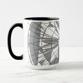 Geometrisch Mandala-patroon Mok