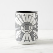 Geometrisch Mandala-patroon Mok (Midden)