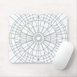 Geometrisch Mandala Patroon Muismat