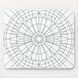 Geometrisch Mandala Patroon Muismat