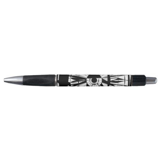 Geometrisch Mandala-patroon Pen (Voorkant)