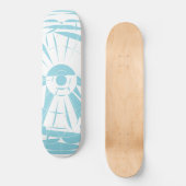 Geometrisch Mandala-patroon Persoonlijk Skateboard (Voorkant)