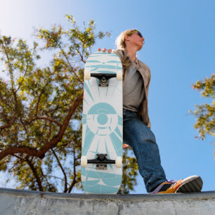 Geometrisch Mandala-patroon Persoonlijk Skateboard