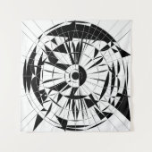 Geometrisch Mandala Patroon Wandkleed (Voorkant (horizontaal))