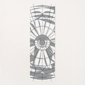 Geometrisch Mandala-patroon Yogamat (Voorkant)