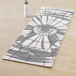 Geometrisch Mandala-patroon Yogamat