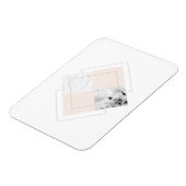 Geometrisch marmerontwerp magneet (Linkerzijde)