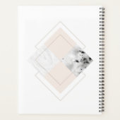 Geometrisch marmerontwerp planner (Achterkant)