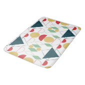 Geometrisch medium midden badmat (Gekanteld)