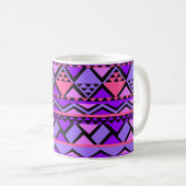 geometrisch met meerdere patronen koffiemok (Voorkant rechts)