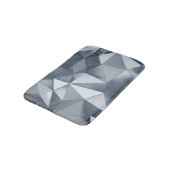 Geometrisch metaal: driedimensionaal patroon badmat (Gekanteld)