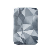 Geometrisch metaal: driedimensionaal patroon badmat (Voorkant Verticaal)