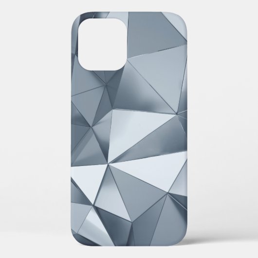 Geometrisch metaal: driedimensionaal patroon Case-Mate iPhone case (Achterkant)
