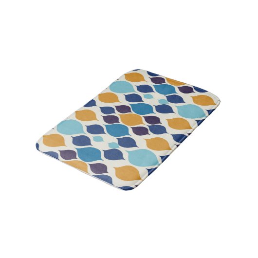 Geometrisch middelste eeuw 1960 badmat (Gekanteld)