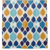 Geometrisch middelste eeuw 1960 douchegordijn (Voorkant)