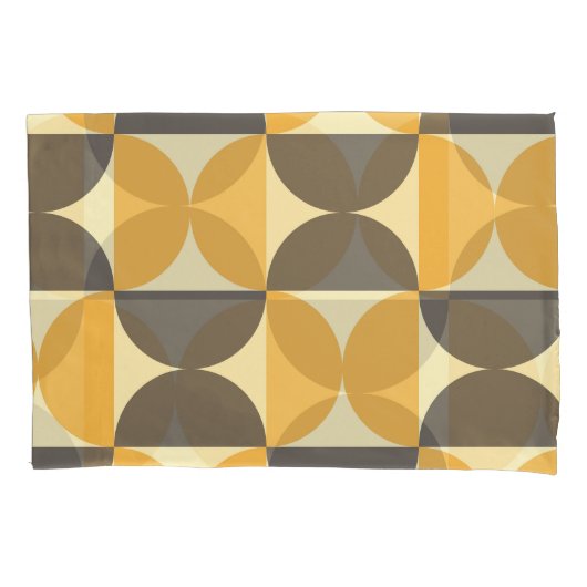Geometrisch, midden-eeuw modern stijlpatroon. kussensloop (Voorkant)