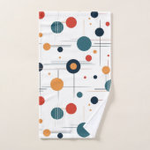 Geometrisch middenpatroon bad handdoek (Handdoek)