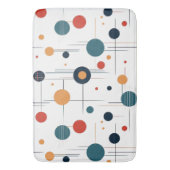 Geometrisch middenpatroon badmat (Voorkant Verticaal)