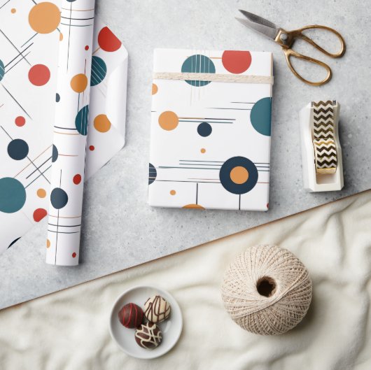 Geometrisch middenpatroon cadeaupapier (Crafts)