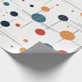 Geometrisch middenpatroon cadeaupapier (Hoek)