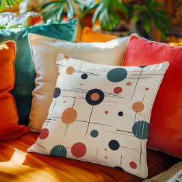 Geometrisch middenpatroon kussen