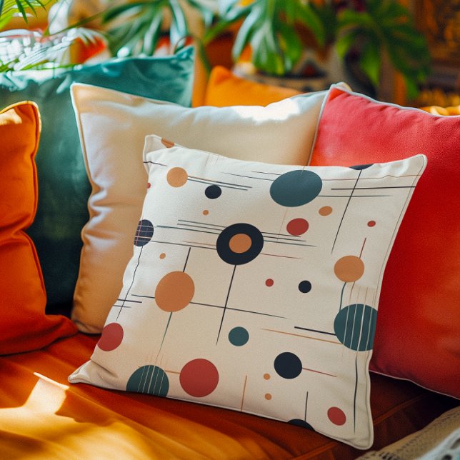 Geometrisch middenpatroon kussen (Creator heeft geüpload)