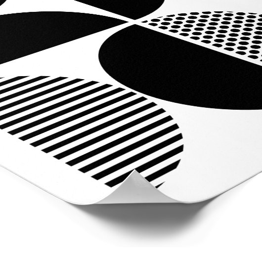 Geometrisch middenpatroon poster (Hoek)