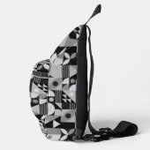 Geometrisch middenpatroon sling bag (Rechts)