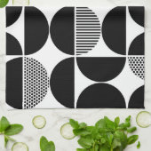 Geometrisch middenpatroon theedoek (Gevouwen)