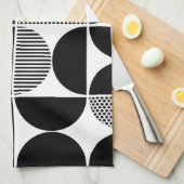 Geometrisch middenpatroon theedoek (Quarter Fold)