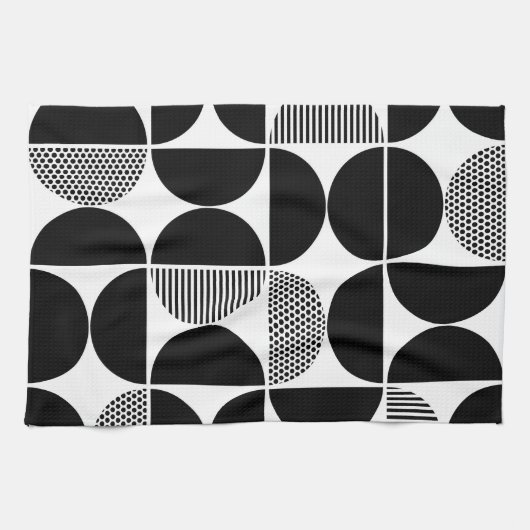 Geometrisch middenpatroon theedoek (Horizontaal)