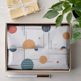 Geometrisch middenpatroon tissuepapier