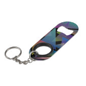 Geometrisch Mini Flessenopener (Voorkant Gekanteld)