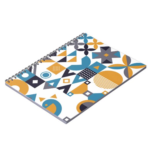 Geometrisch minimumpatroon. Abstract ontwerp Notitieboek (Linkerzijde)